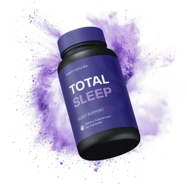 total sleep bottle with background color